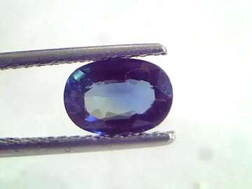 1.56 Ct Unheated Untreated Natural Ceylon Blue Sapphire Neelam - Venus Gems