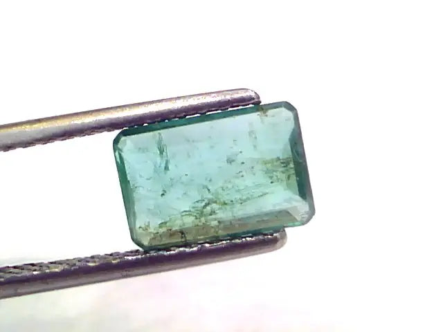 1.54 Ct Untreated Natural Zambian Emerald Gemstone Panna Gems