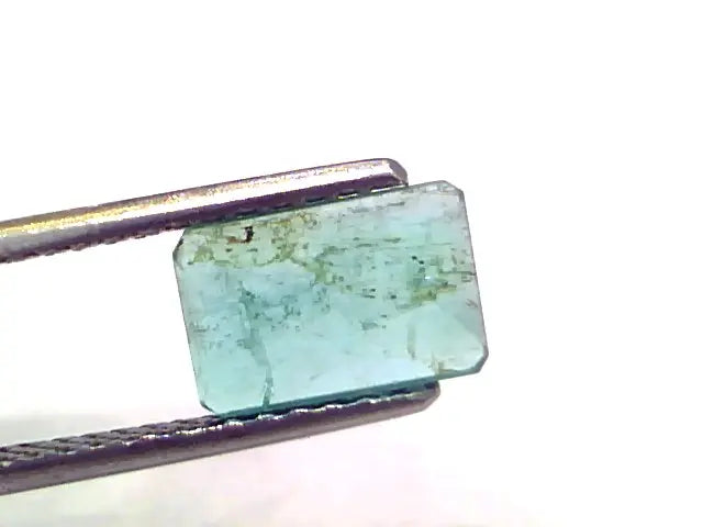 1.54 Ct Untreated Natural Zambian Emerald Gemstone Panna Gems