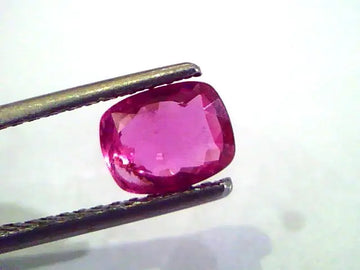 1.54 Ct 2.5 ratti Certified Unheated Untreated Natural Madagaskar Ruby