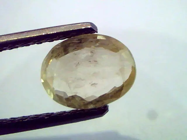 1.54 Ct Unheated Untreated Natural Ceylon Yellow Sapphire Pukhraj