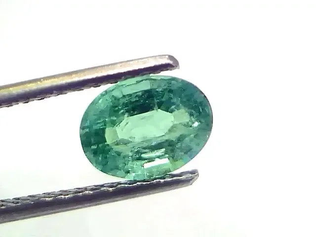 1.50 Ct Certified Untreated Natural Zambian Emerald Gemstone Panna - Venus Gems
