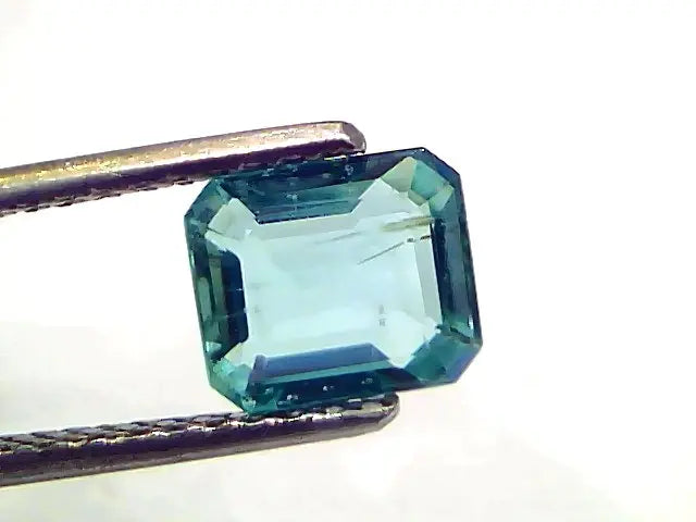 1.55 Ct GII Certified Untreated Natural Colombian Emerald Gemstone AAA
