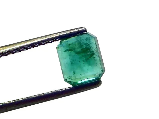 1.58 Ct GII Certified Untreated Natural Zambian Emerald Panna AAAA - Venus Gems