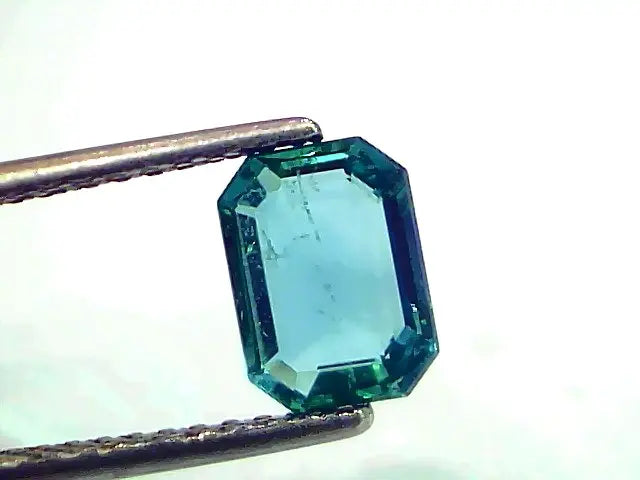 1.59 Ct IGI Certified Untreated Natural Zambian Emerald Gemstone AAA