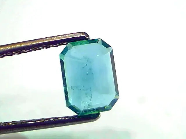 1.59 Ct IGI Certified Untreated Natural Zambian Emerald Gemstone AAA