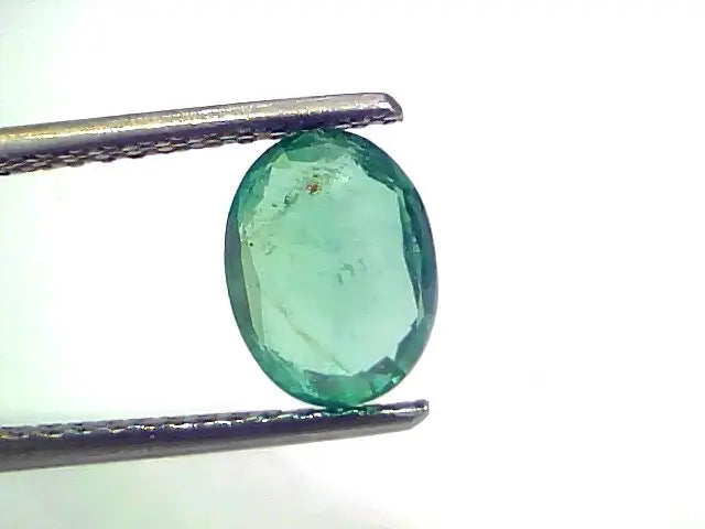 1.59 Ct GII Certified Untreated Natural Zambian Emerald Gemstone