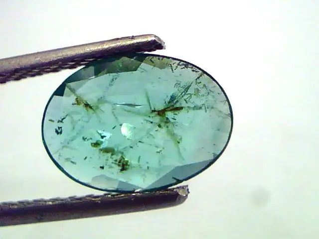 1.57 Ct Untreated Natural Zambian Emerald Gemstone,Panna
