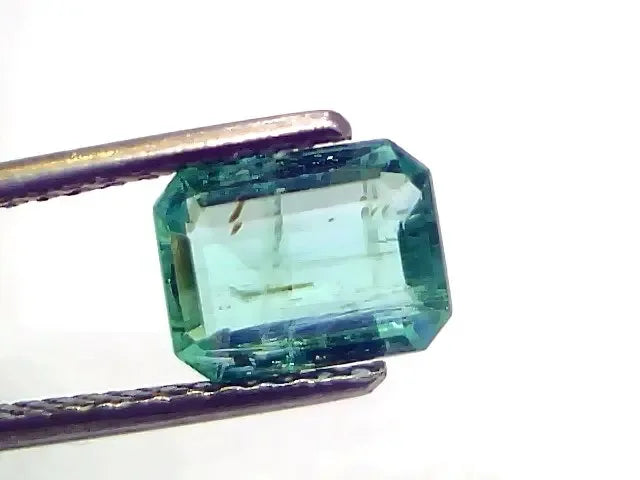 1.54 Ct Certified Untreated Natural Zambian Emerald Gemstone Panna - Venus Gems