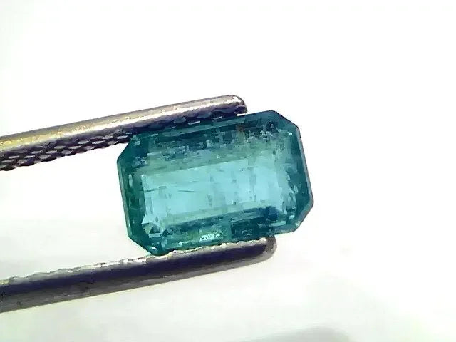 1.60 Ct Certified Untreated Natural Zambian Emerald Gemstone Panna - Venus Gems