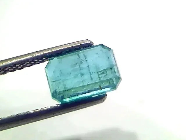 1.60 Ct Certified Untreated Natural Zambian Emerald Gemstone Panna - Venus Gems