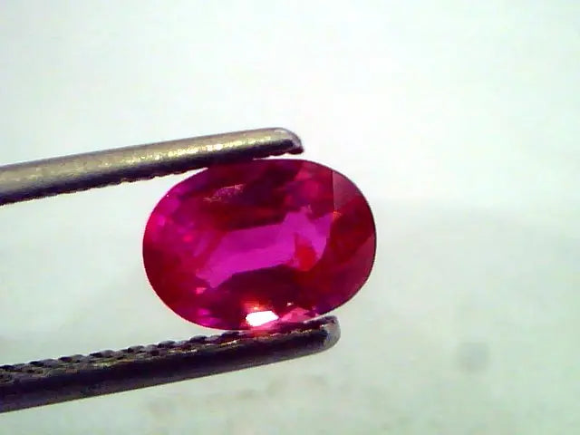 1.60 Ct Unheated Untreated Natural Old Burma Ruby **RARE**