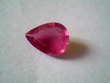1.70 Ct Pear Shaped Natural New Burma Ruby Gems,Real Manik