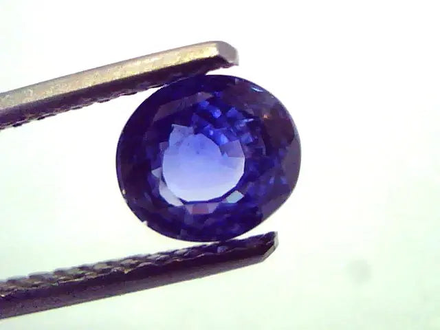 1.60 Ct Unheated Untreated Natural Ceylon Deep Blue Sapphire AAA