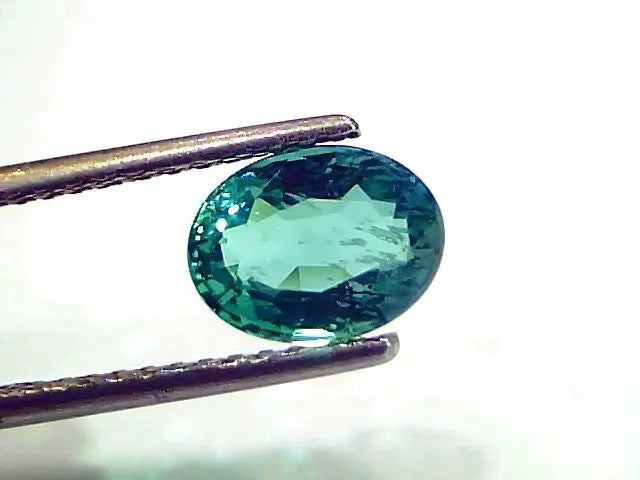 1.61 Ct IGI Certified Untreated Natural Zambian Emerald Gemstone AAA