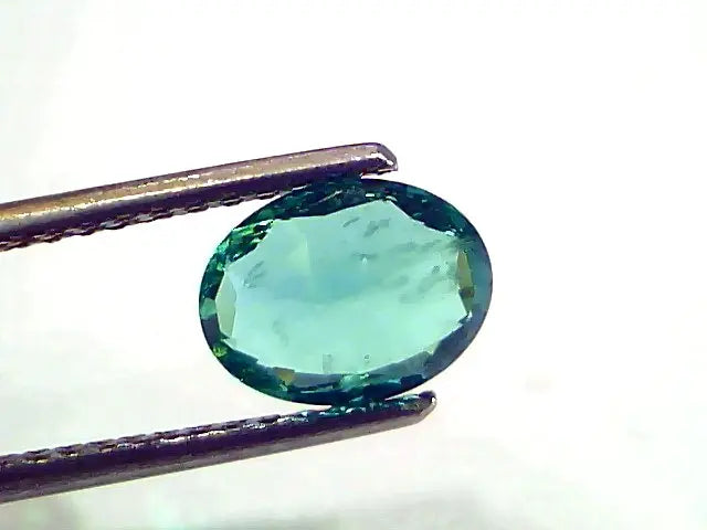 1.61 Ct IGI Certified Untreated Natural Zambian Emerald Gemstone AAA