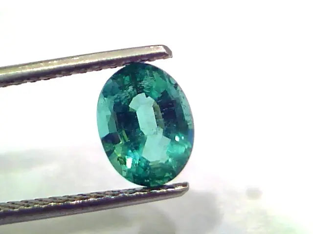 1.62 Ct GII Certified Untreated Natural Zambian Emerald Gemstone AAAAA