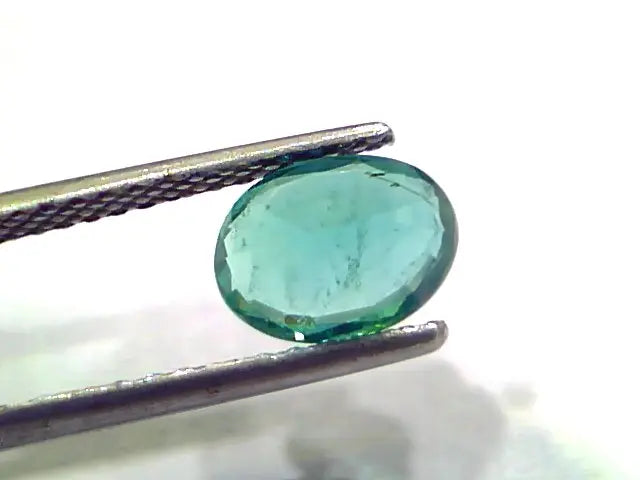 1.62 Ct GII Certified Untreated Natural Zambian Emerald Gemstone AAAAA