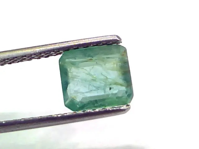 1.65 Ct Untreated Natural Zambian Emerald Gemstone Panna Gems
