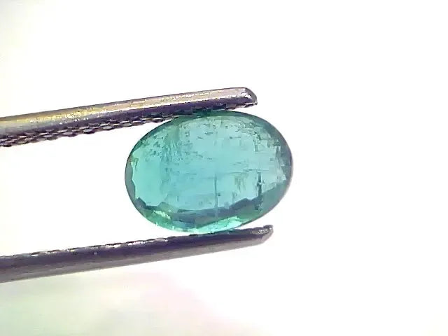 1.63 Ct GII Certified Untreated Natural Zambian Emerald Gemstone - Venus Gems