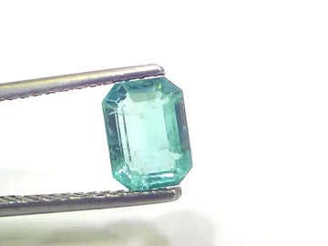 1.64 Ct Certified Untreated Natural Zambian Emerald Panna Gemstone - Venus Gems