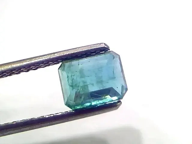1.67 Ct Certified Untreated Natural Zambian Emerald Gemstone Panna - Venus Gems