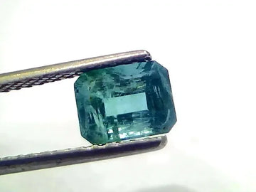 1.67 Ct Certified Untreated Natural Zambian Emerald Gemstone Panna - Venus Gems