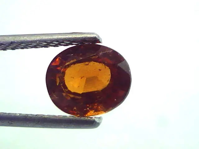 1.64 Ct Untreated Natural Ceyloni Gomedh/Hessonite Gems For Rahu