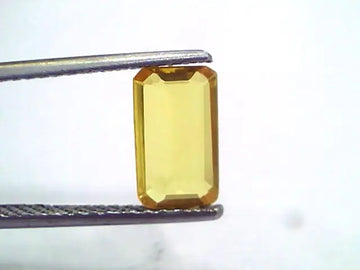 1.65 Ct Natural Yellow Sapphire Pukhraj Jupiter Gemstone(Heated)