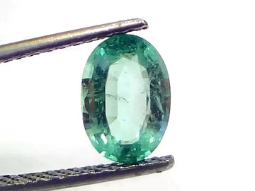1.67 Ct GII Certified Untreated Natural Colombian Emerald Gemstone AAA - Venus Gems