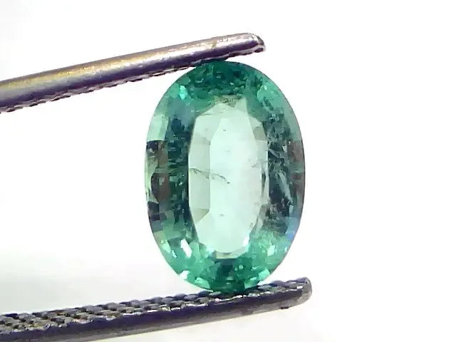 1.67 Ct GII Certified Untreated Natural Colombian Emerald Gemstone AAA - Venus Gems