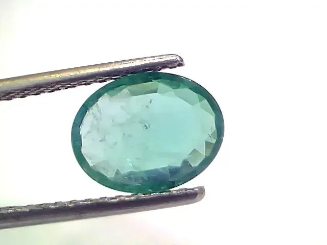 1.68 Ct GII Certified Untreated Natural Zambian Emerald Gemstone - Venus Gems