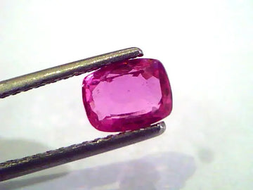 1.67 Ct 3 Ratti Certified Unheated Untreated Natural Madagaskar Ruby