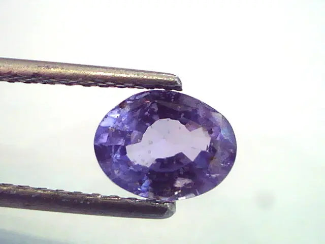 1.71 Ct Untreated Natural Ceylon Purplish Blue Sapphire (Khooni)