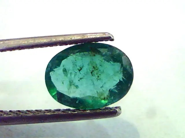 1.72 Ct Unheated Untreated Natural Zambian Emerald Gemstone