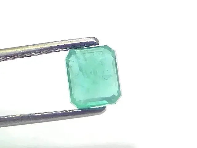1.70 Ct GII Certified Untreated Natural Zambian Emerald Gemstone - Venus Gems