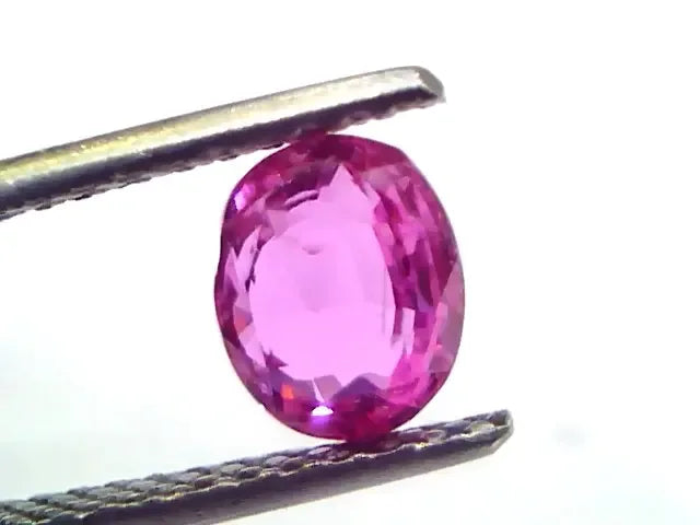 1.70 Ct GII Certified Unheated Untreated Natural Madagaskar Ruby AAA - Venus Gems