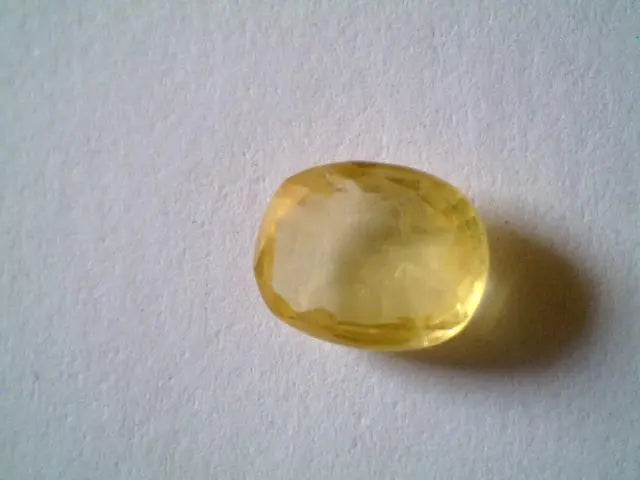 1.70 Ct Unheated Untreated Natural Ceylon Yellow Sapphire