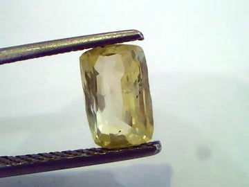 1.78 Ct Unheated Untreted Natural Ceylon Yellow Sapphire/Pukhraj