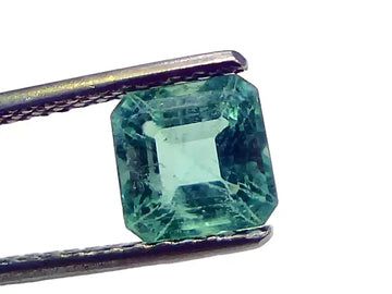 1.72 Ct GII Certified Untreated Natural Zambian Emerald Gemstone Panna