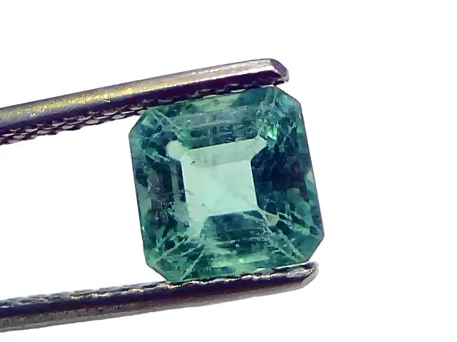 1.72 Ct GII Certified Untreated Natural Zambian Emerald Gemstone Panna