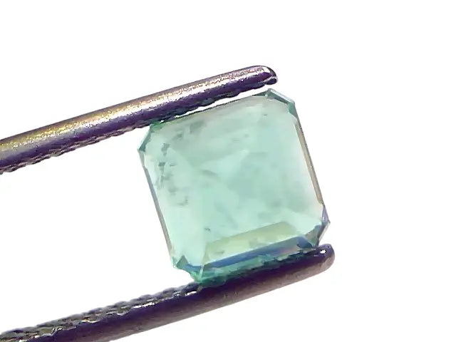 1.72 Ct GII Certified Untreated Natural Zambian Emerald Gemstone Panna