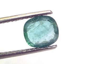 1.71 Ct Untreated Natural Zambian Emerald Gemstone Panna Gems