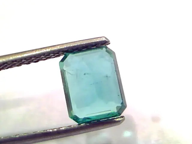 1.72 Ct GII Certified Untreated Natural Zambian Emerald Gemstone AAAAA