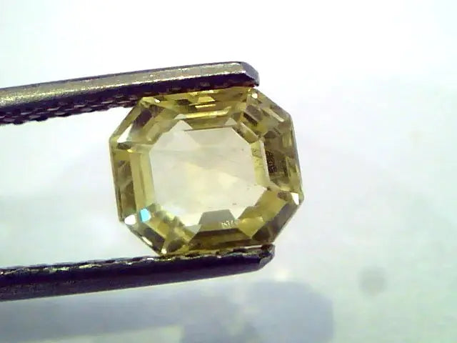 1.73 Ct Unheated Untreated Natural Ceylon Yellow Sapphire/Pukhraj