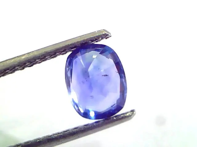 1.77 Ct Unheated Untreated Natural Ceylon Blue Sapphire Gemstone