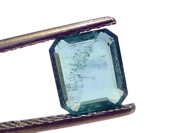 1.75 Ct GII Certified Untreated Natural Zambian Emerald Gemstone Panna