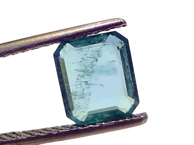 1.75 Ct GII Certified Untreated Natural Zambian Emerald Gemstone Panna
