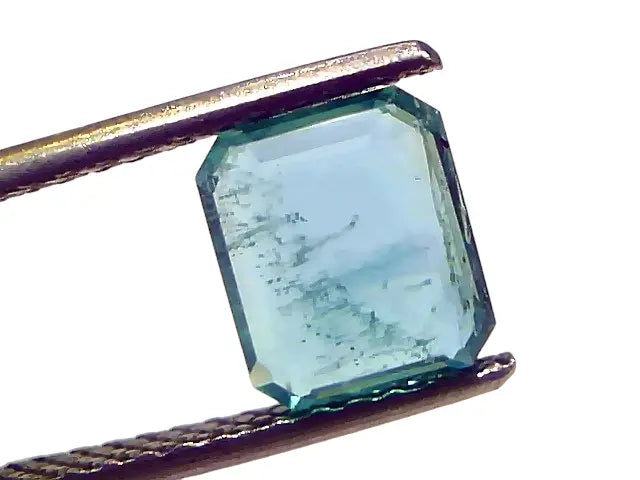 1.75 Ct GII Certified Untreated Natural Zambian Emerald Gemstone Panna