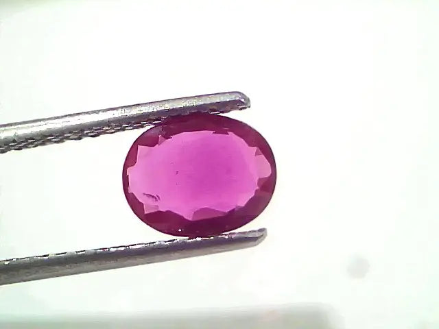1.72 Ct IGI Certified Unheated Untreted Natural Mozambique Ruby AAAAA